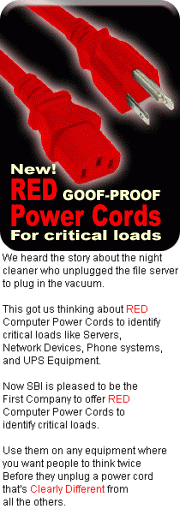 RED POWER CORDS